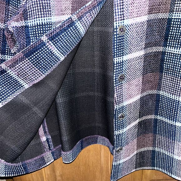 Alfred Dunner Women's 12 Vintage Gorgeous Blazer Jacket Texture Purple Blue - Picture 5 of 7